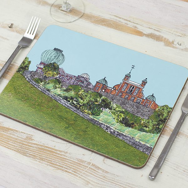 emmeline simpson Greenwich Observatory London Placemat