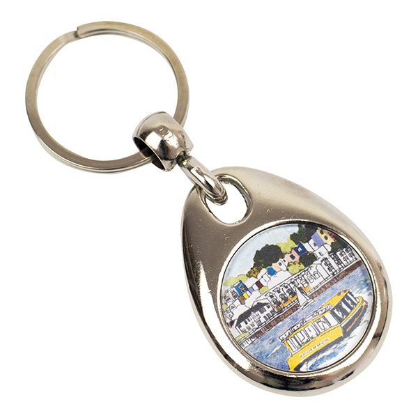 Emmeline Simpson Harbourside View Bristol Metal Keyring