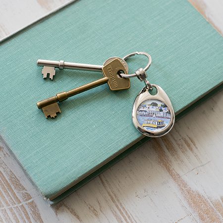 emmeline simpson Harbourside View Bristol Metal Keyring