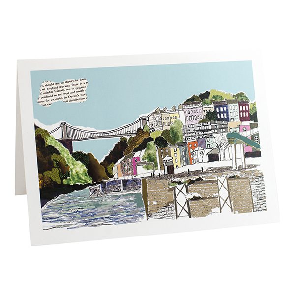 emmeline simpson Hotwells View Bristol Greetings card