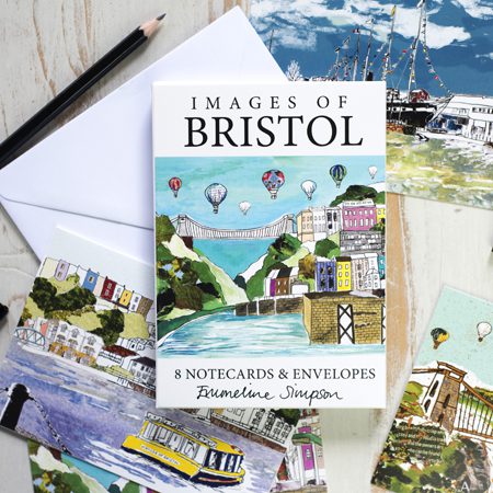 emmeline simpson Images of Bristol Set of 8 Notecards