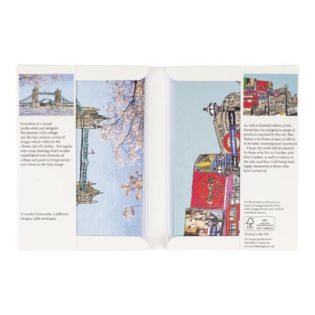 Emmeline Simpson Images Of London Set Of 8 Notecards