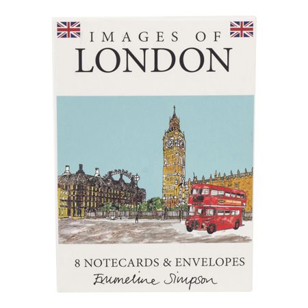 Emmeline Simpson Images Of London Set Of 8 Notecards