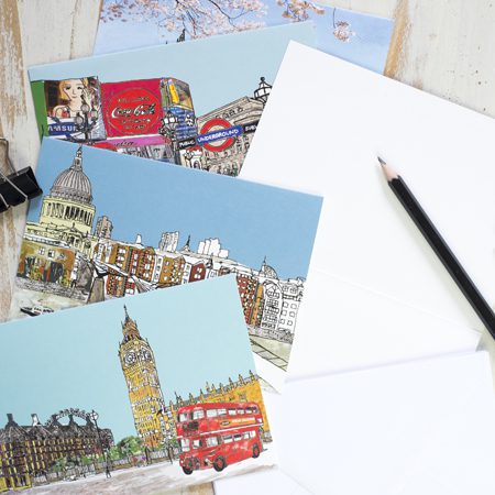 emmeline simpson Images of London Set of 8 Notecards
