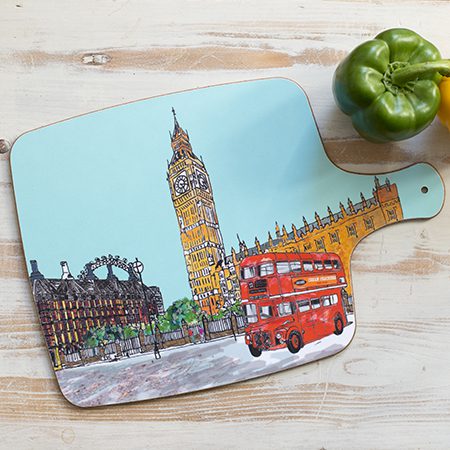 Emmeline Simpson Parliament Square London Chopping Board