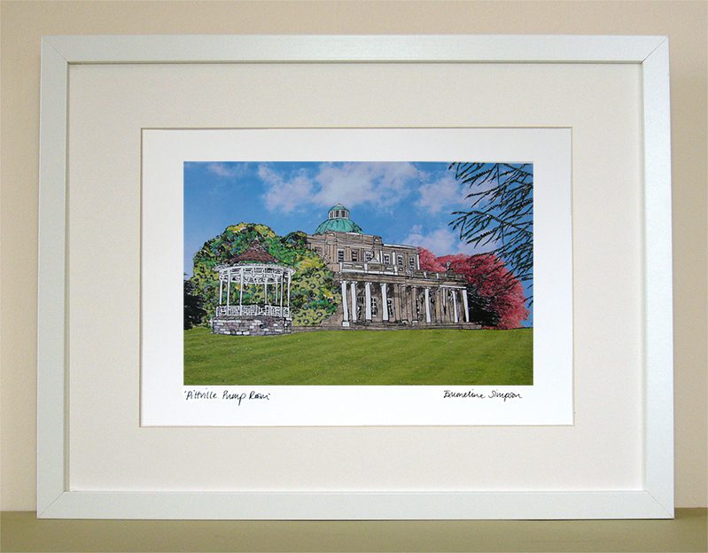 emmeline simpson Pittville Pump Room Cheltenham Print
