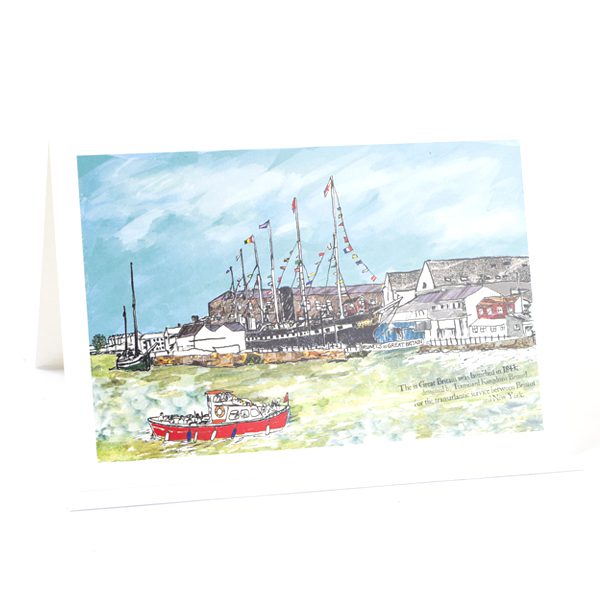emmeline simpson SS Great Britain Bristol Greetings Card