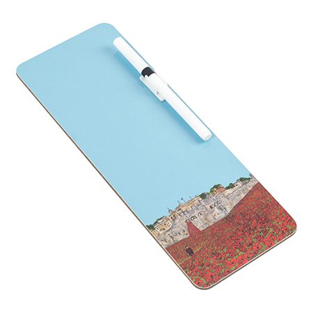 emmeline simpson Tower of London Poppies magnetic memo board