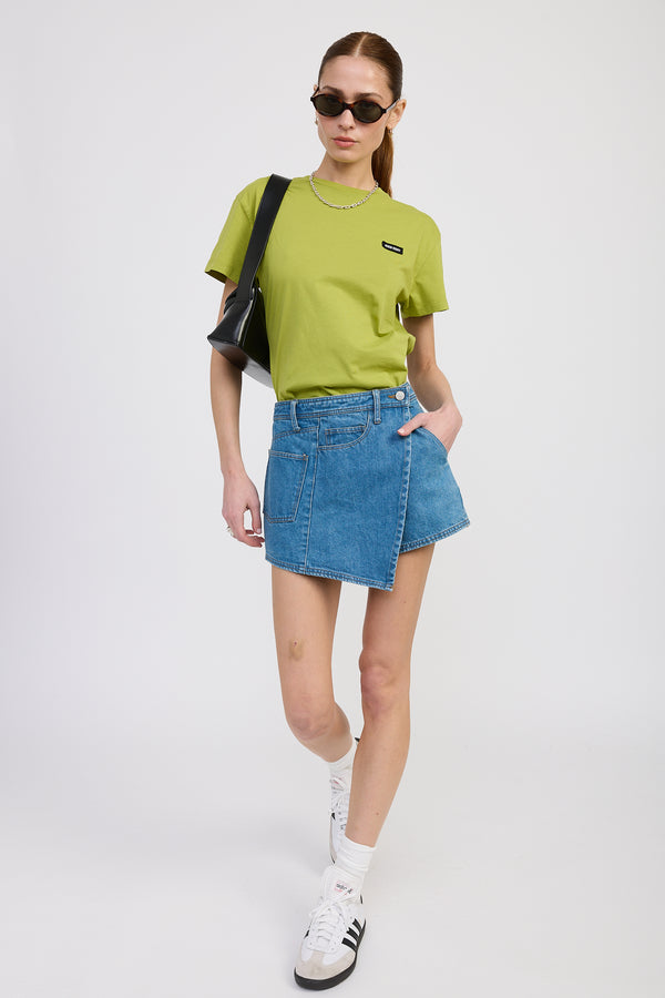 emory park Carys Denim Mini Skort