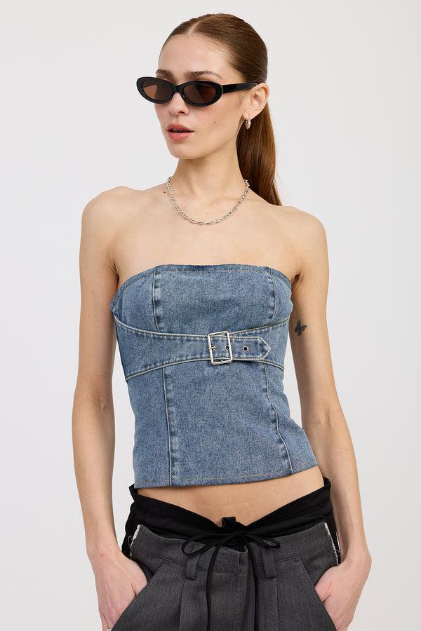 Emory Park Danika Denim Top