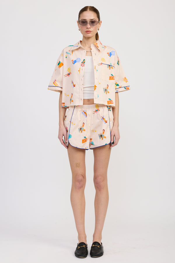 emory park Ruthie Cropped Top