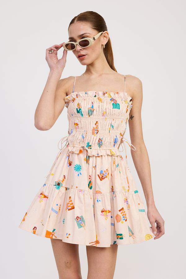 emory park Ruthie Poplin Mini Dress