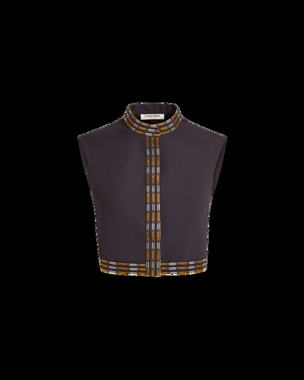 Emporio Sirenuse Andorra Top With Greek Rooster Embroidery