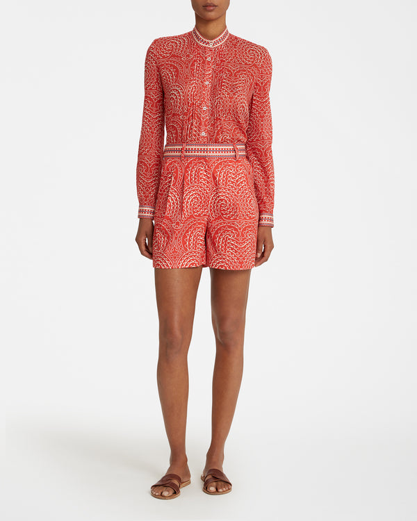 Emporio Sirenuse Beatrice Shorts In Trebisonda Print