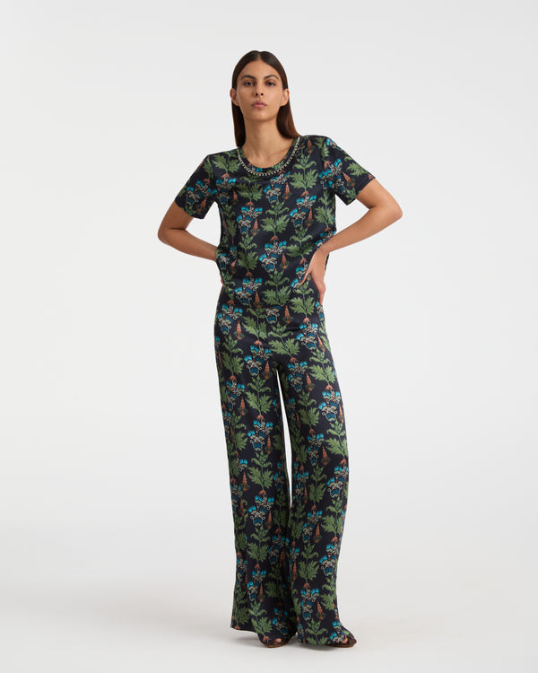 emporio sirenuse Blair Trousers in Persian Botanic Print