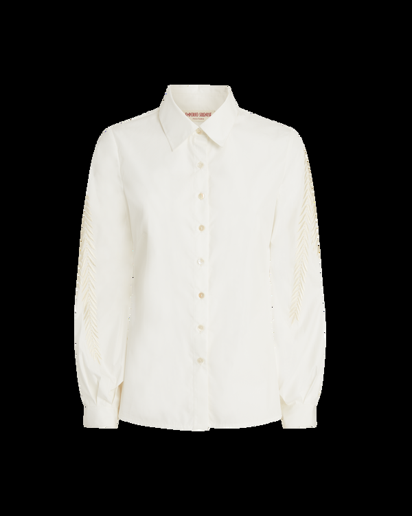Emporio Sirenuse Carolina Shirt With Palm Embroidery