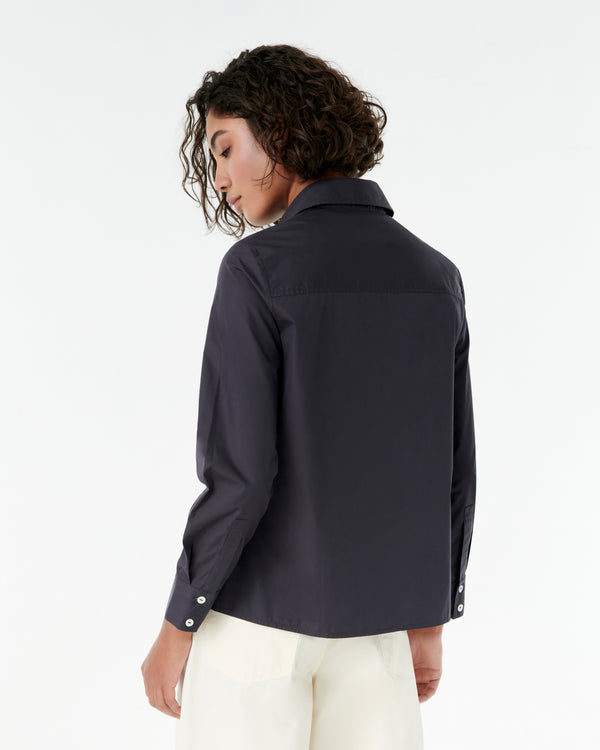 Emporio Sirenuse Cassandra Shirt With Greek Rooster Embroidery