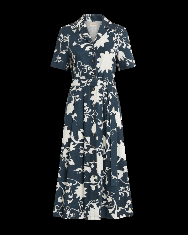 emporio sirenuse Claudia Dress in Flower Screen Print