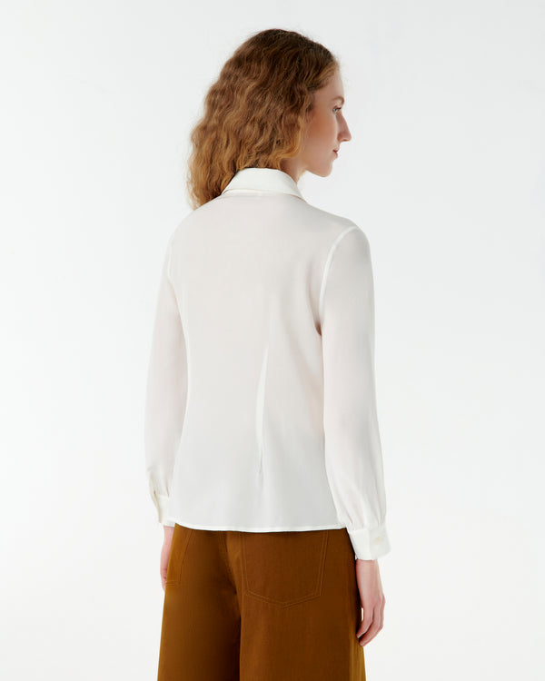 Emporio Sirenuse Edna Shirt With Japanese Peacock Embroidery