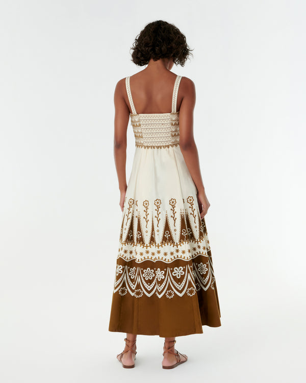 Emporio Sirenuse Elida Dress With Alabama Embroidery