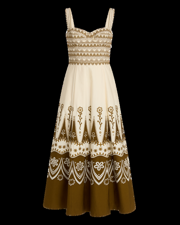 Emporio Sirenuse Elida Dress With Alabama Embroidery