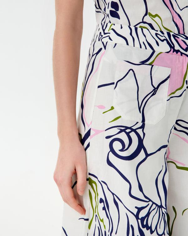 Emporio Sirenuse Adele Trousers In Calypso Print