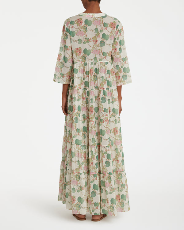 Emporio Sirenuse Alba Caftan In Dragonfly Print