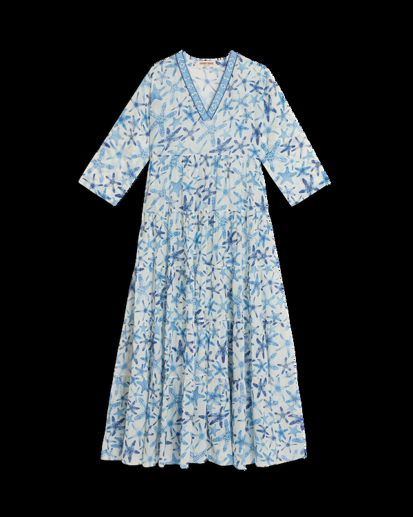 emporio sirenuse Alba Caftan In Sea Stars