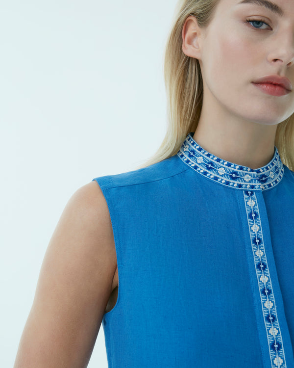 emporio Sirenuse Andorra Top Astragal Embroidery