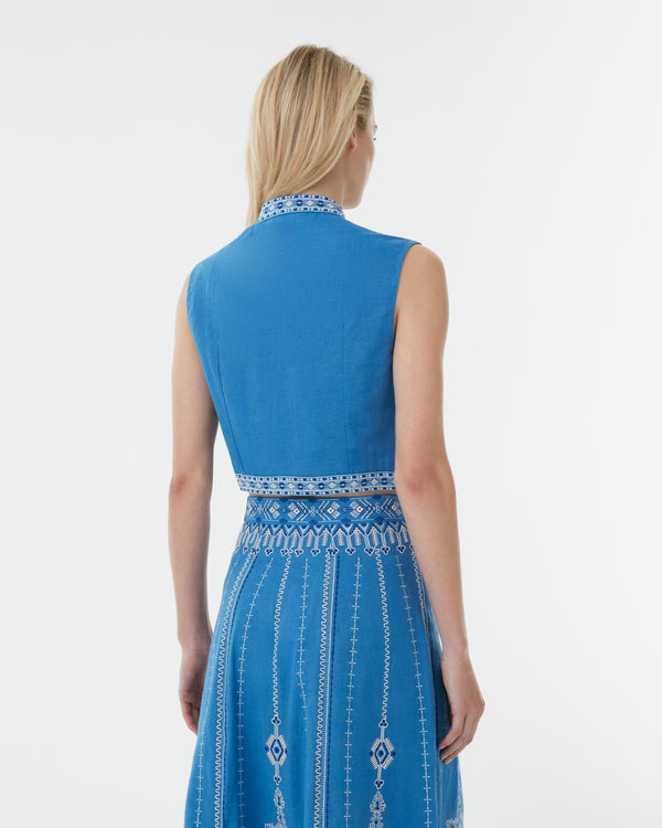 emporio Sirenuse Andorra Top Astragal Embroidery