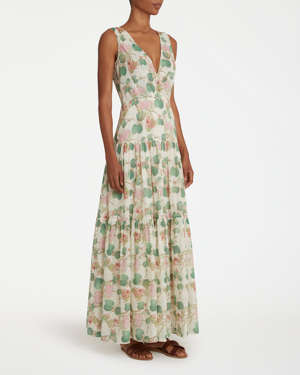 Emporio Sirenuse Antheia Dress In Dragonfly Print