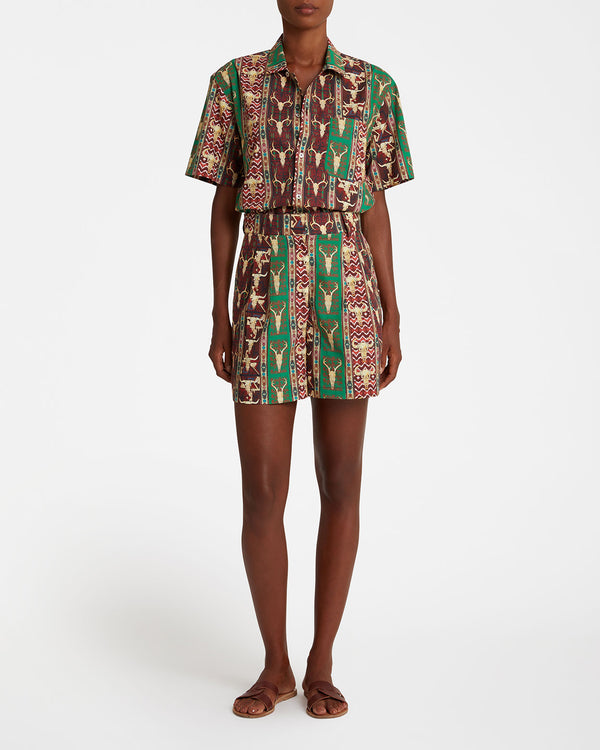 Emporio Sirenuse Beatrice Shorts In Arizona Print