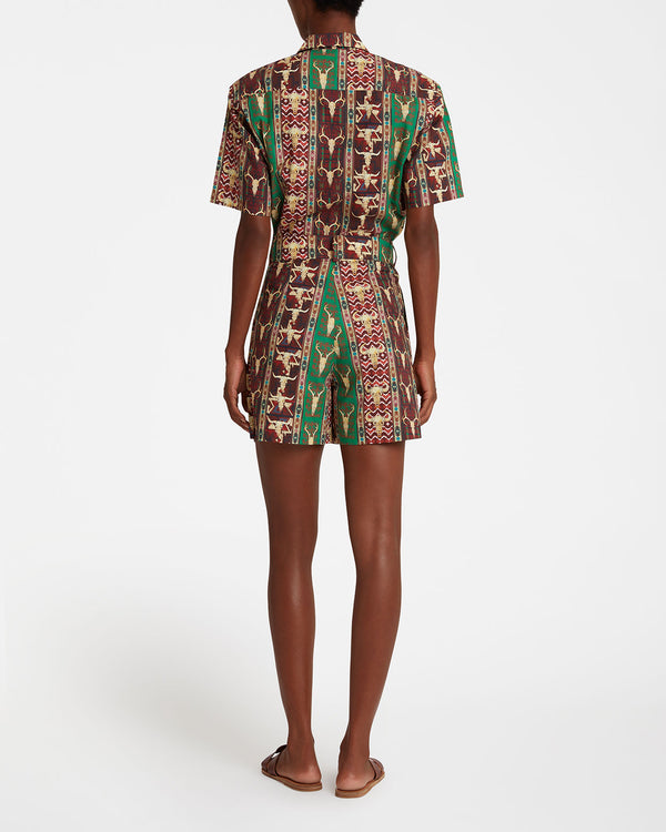 Emporio Sirenuse Beatrice Shorts In Arizona Print