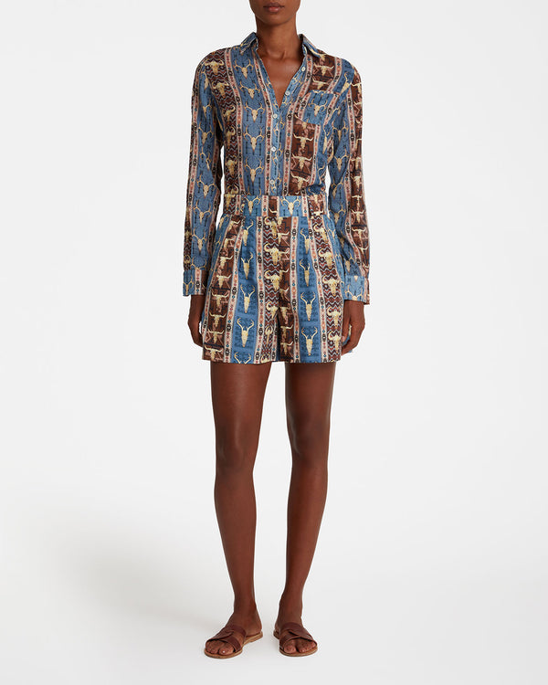 Emporio Sirenuse Beatrice Shorts In Arizona Print