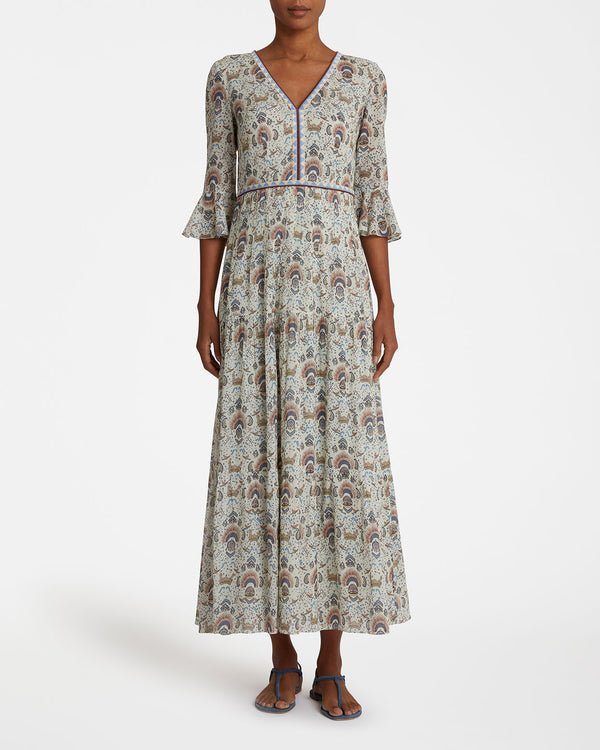 Emporio Sirenuse Bella Dress In Batik Print