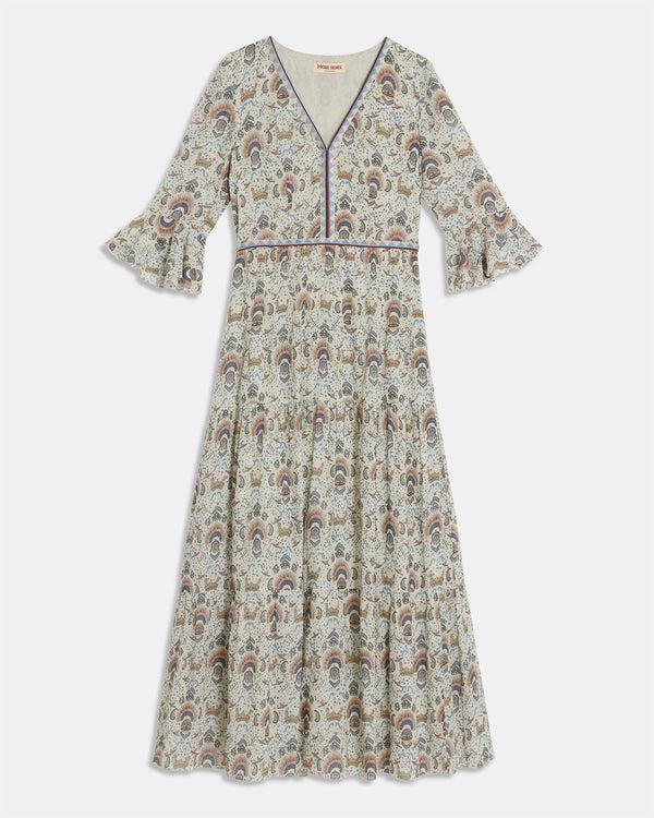 emporio sirenuse Bella Dress in Batik Print