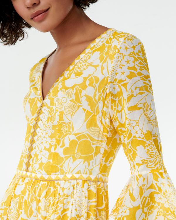 Emporio Sirenuse Bella Dress In Bloom Print