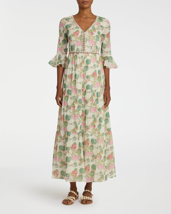 Emporio Sirenuse Bella Dress In Dragonfly Print