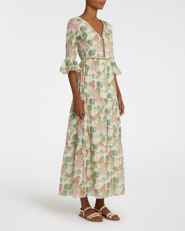Emporio Sirenuse Bella Dress In Dragonfly Print