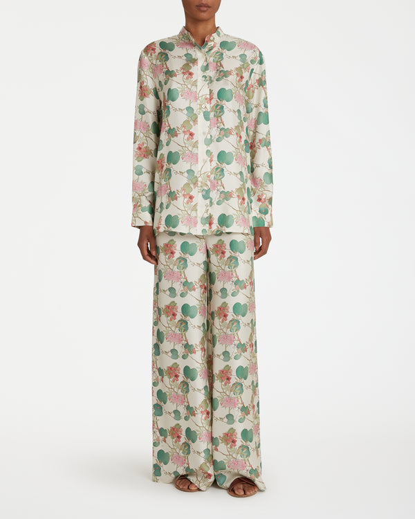 Emporio Sirenuse Blair Trousers In Dragonfly Print
