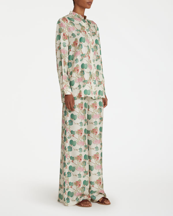 Emporio Sirenuse Blair Trousers In Dragonfly Print
