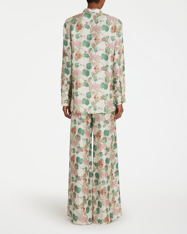 Emporio Sirenuse Blair Trousers In Dragonfly Print