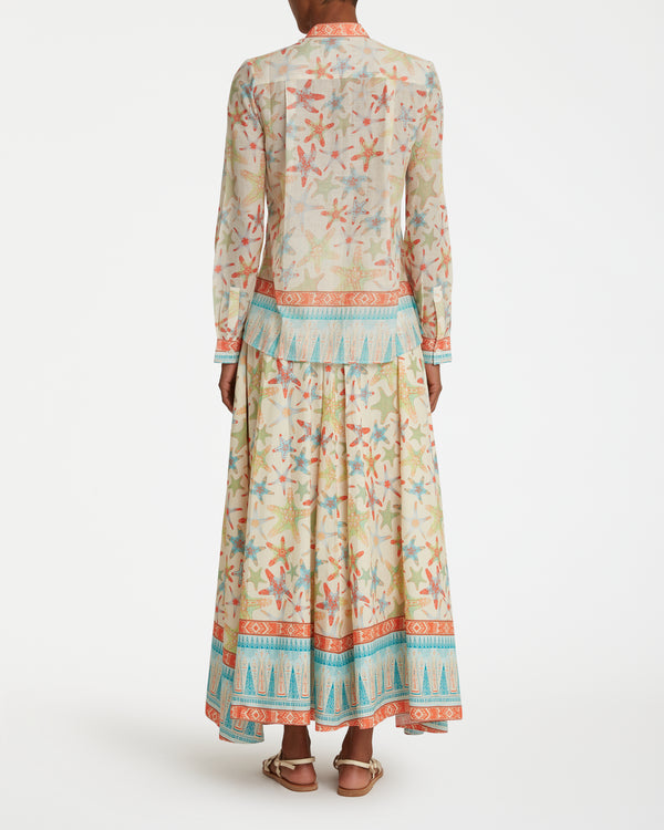 Emporio Sirenuse Chiara Shirt In Sea Stars