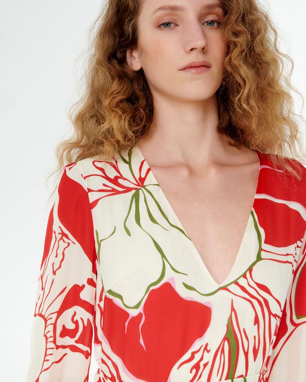 Emporio Sirenuse Citra Dress In Calypso Print