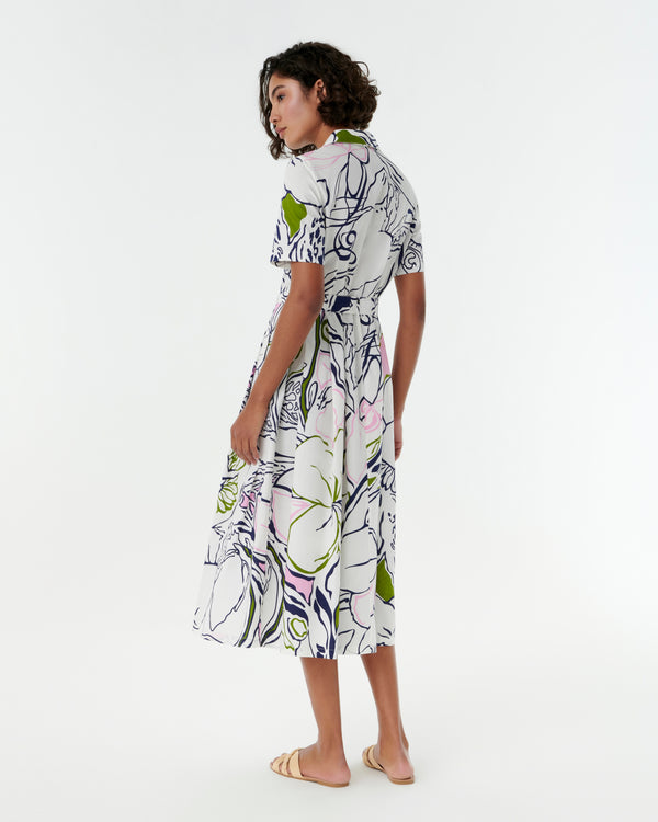 Emporio Sirenuse Claudia Dress In Calypso Print