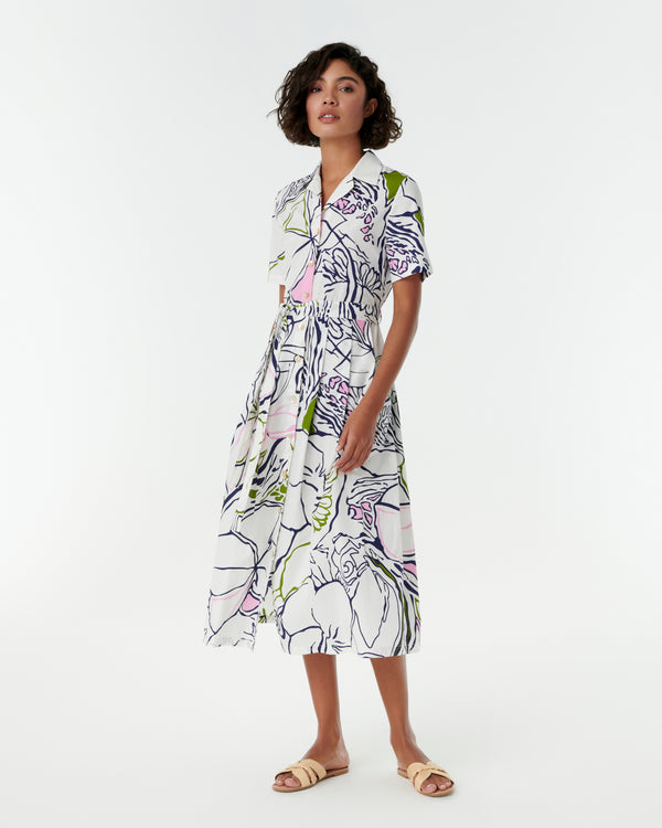 emporio sirenuse Claudia Dress in Calypso Print