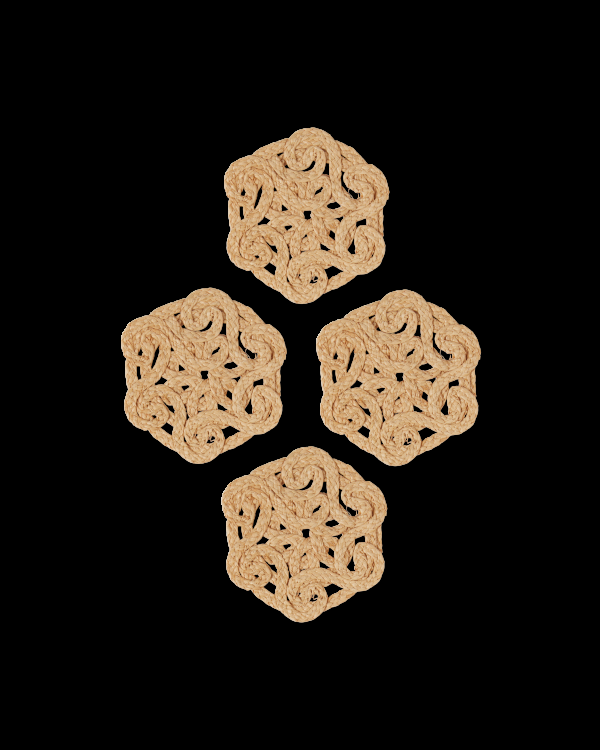 emporio sirenuse Coasters - Set of 4