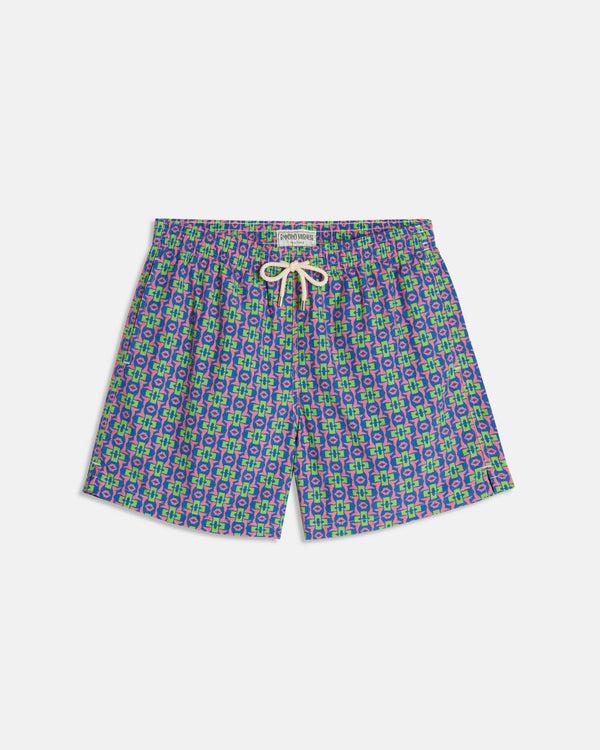 emporio sirenuse Crosses & Tails Swim Trunks