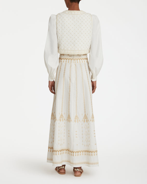 Emporio Sirenuse Embroidered Clara Vest
