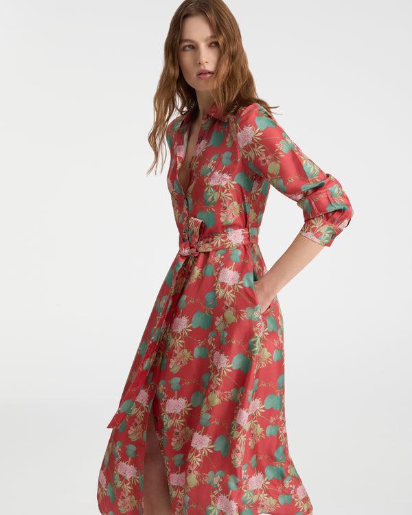 Emporio Sirenuse Fabrizia Dress In Dragonfly Print
